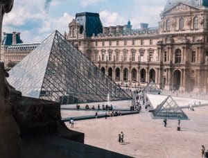 The Louvre pyramid