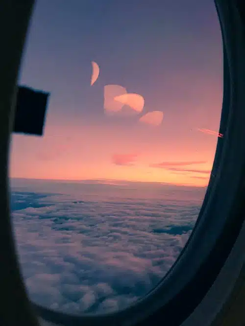 Ashley Couto plane clouds